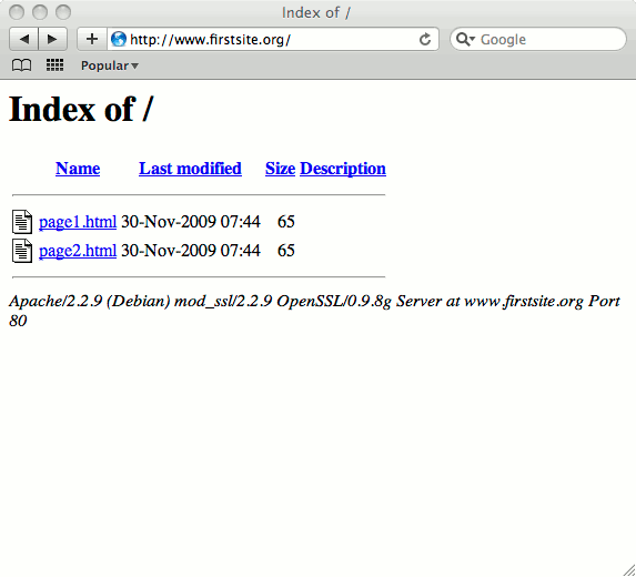 Website running under Apache on Ubuntu 10.04 (Lucid).